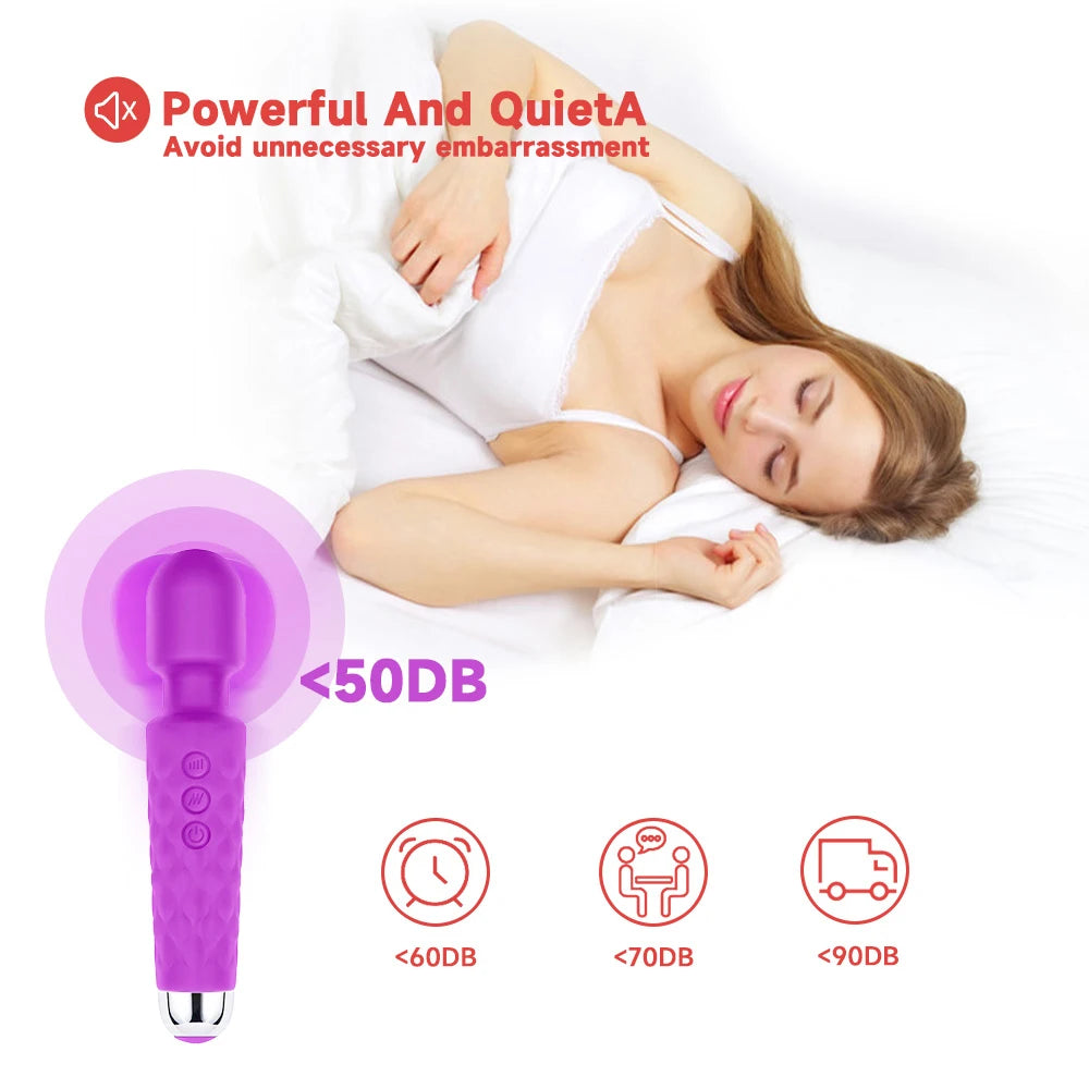 USB Rechargeable Wand Vibrator for Women - 18+ Adult Massage Stick, Dildo, Pussy & Vagina Masturbator c9f98b-b7.myshopify.com