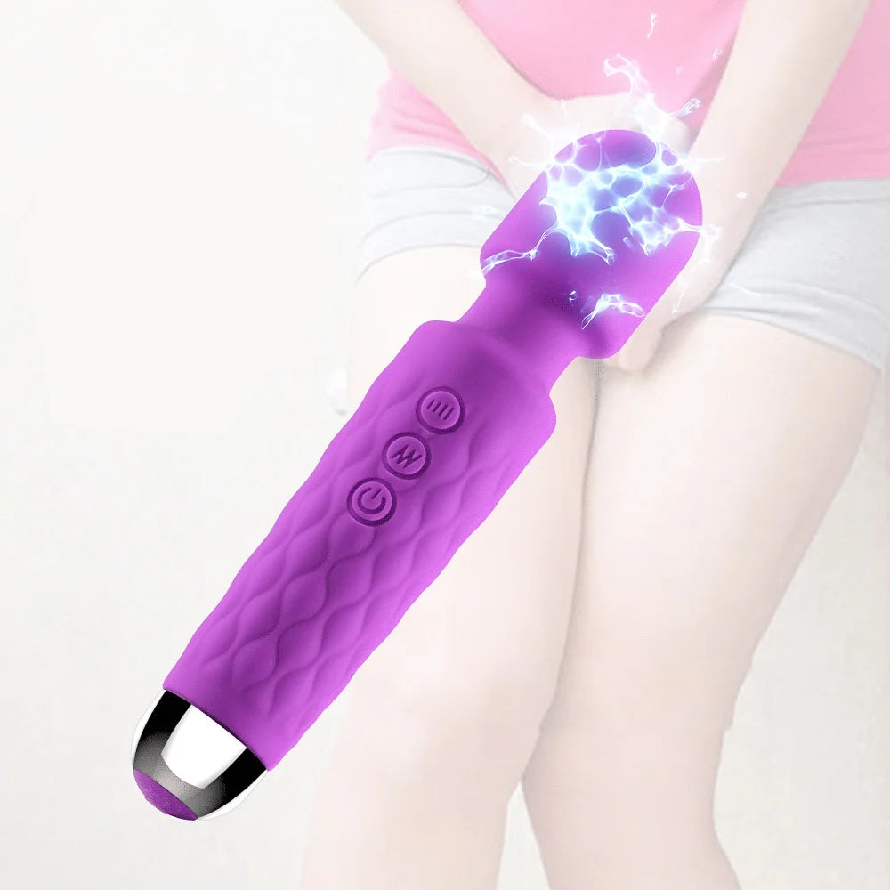 USB Rechargeable Wand Vibrator for Women - 18+ Adult Massage Stick, Dildo, Pussy & Vagina Masturbator c9f98b-b7.myshopify.com
