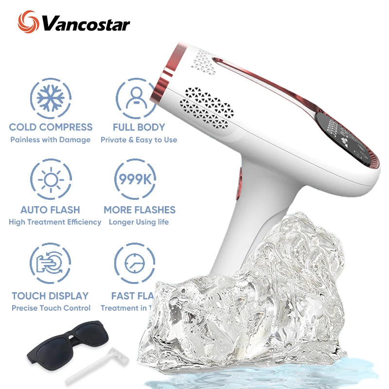 Vancostar Cooling Laser Epilator - IPL Hair Removal Device with 999,900 Flashes for Women & Men c9f98b-b7.myshopify.com
