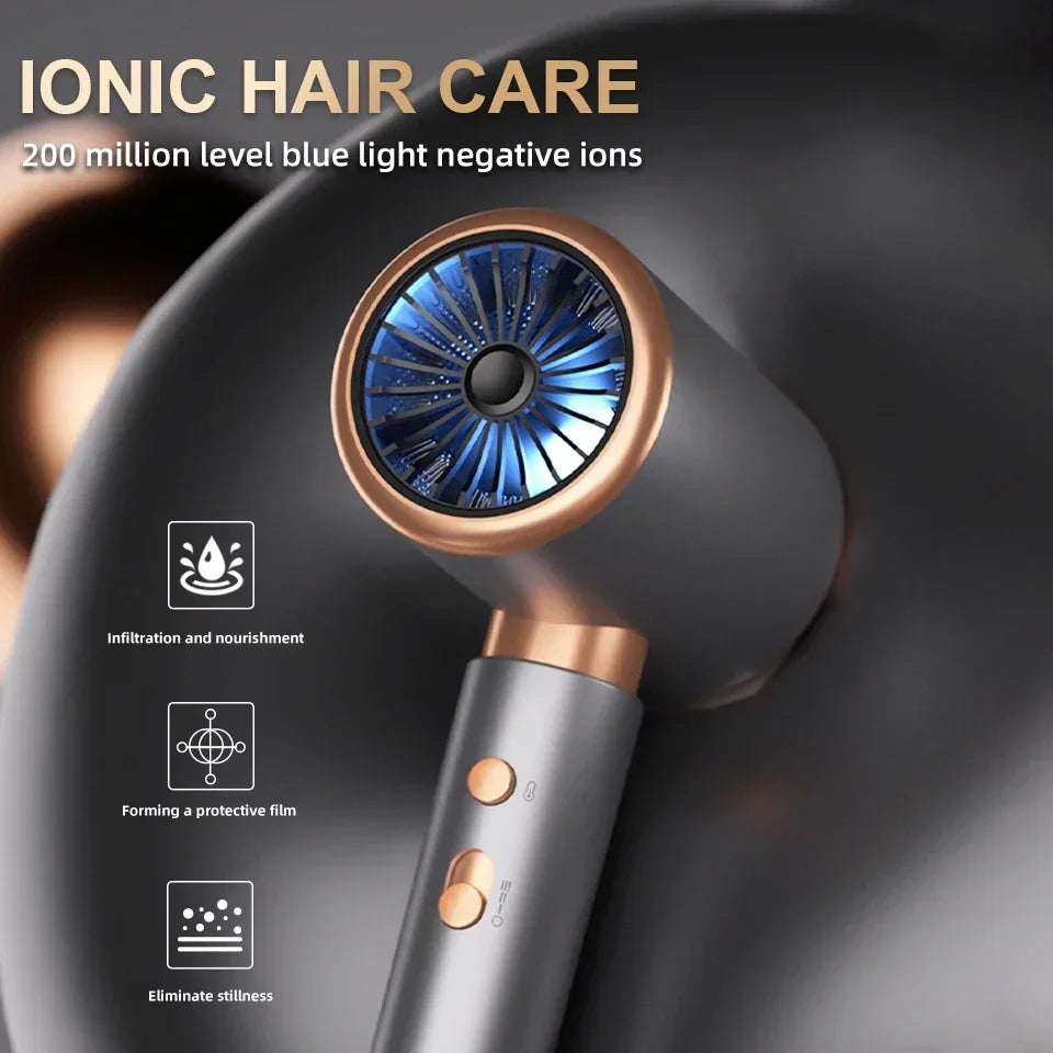 Ionic Hair Dryer High Speed Motor Blow Drier 2000W Hairdryer Negative Ion Hair Care Styler Professional Blow Dryer c9f98b-b7.myshopify.com
