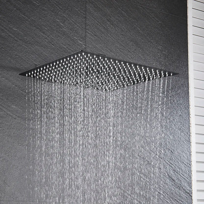 Ultra-thin Black 16-Inch Square Rainfall Shower Head c9f98b-b7.myshopify.com