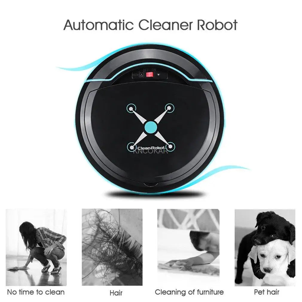 Automatic Smart Robot Vacuum Cleaner Small Vacuum Cleaners Sweeping Robot Floor Dirt Auto Home USB Rechargeable Cleaning Machine c9f98b-b7.myshopify.com