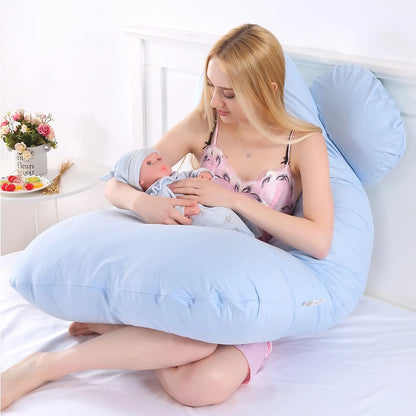 PANGDUBE Pregnancy Pillow - 130x70cm Maternity Sleeping and Nursing Pillow for Pregnant Women, Ideal Breastfeeding Cushion and Support for Expecting Mothers c9f98b-b7.myshopify.com