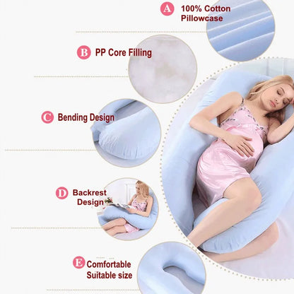 PANGDUBE Pregnancy Pillow - 130x70cm Maternity Sleeping and Nursing Pillow for Pregnant Women, Ideal Breastfeeding Cushion and Support for Expecting Mothers c9f98b-b7.myshopify.com