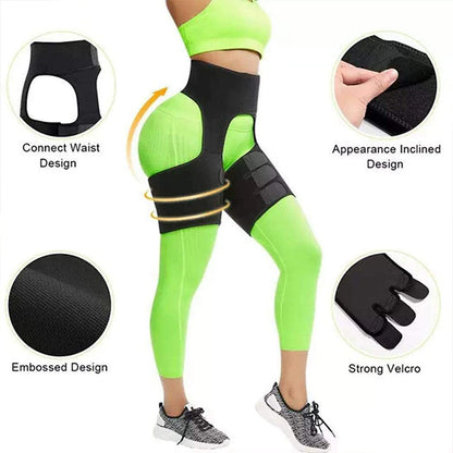 Three-in-One Waistband Waist and Thigh Trimmer Waist Trainer Hip Lifting Shapewear Hip Belt c9f98b-b7.myshopify.com