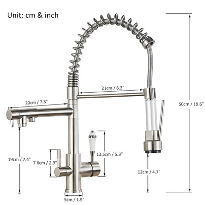 Kitchen Faucets torneira para cozinha de parede Crane For  Water Filter Tap Three Ways Sink Mixer  Faucet c9f98b-b7.myshopify.com