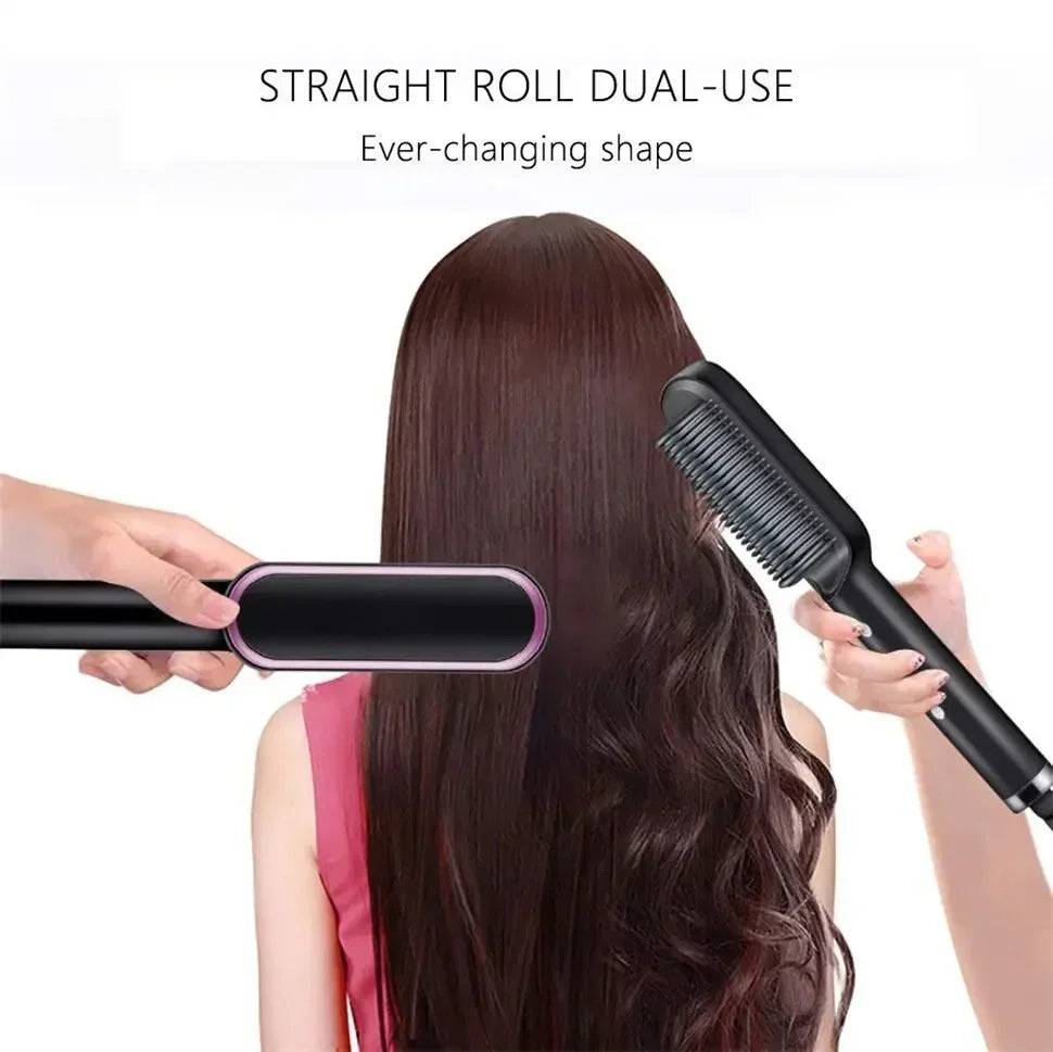 Professional Negative Ion Hair Straightener Hair Straightener 3In1 Professional Quick Heated Electric Hot Comb Hair Straightener c9f98b-b7.myshopify.com