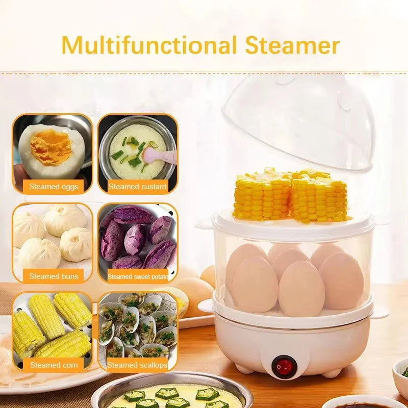 220V Multifunctional Electric Egg Boiler Double Layers Egg Cooker Mini Steamer Poacher Kitchen Cooking Breakfast Machine c9f98b-b7.myshopify.com