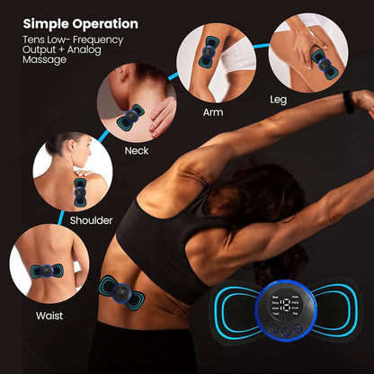 Electric EMS Neck Massager Gel Pad c9f98b-b7.myshopify.com