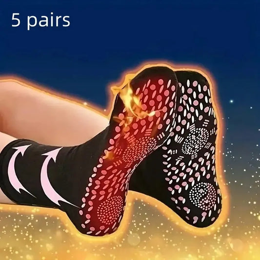 5 Pairs Self-Heating Socks for Men and Women - Comfortable Warm Sports Socks c9f98b-b7.myshopify.com