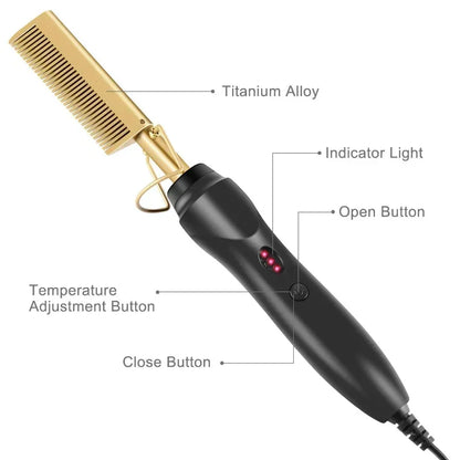 2 in 1 Electric Hot Heating Comb Hair Straightener Curler Wet Dry Hair Iron Straightening Brush Hair Styling Tool c9f98b-b7.myshopify.com