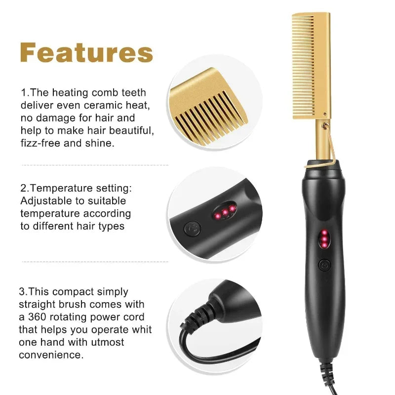 2 in 1 Electric Hot Heating Comb Hair Straightener Curler Wet Dry Hair Iron Straightening Brush Hair Styling Tool c9f98b-b7.myshopify.com