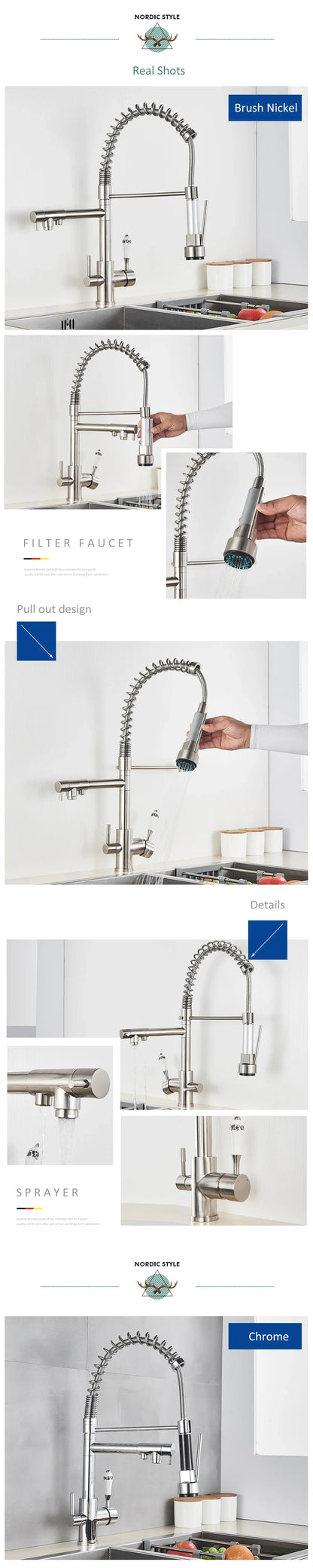 Kitchen Faucets torneira para cozinha de parede Crane For  Water Filter Tap Three Ways Sink Mixer  Faucet c9f98b-b7.myshopify.com