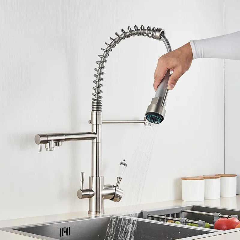 Kitchen Faucets torneira para cozinha de parede Crane For  Water Filter Tap Three Ways Sink Mixer  Faucet c9f98b-b7.myshopify.com