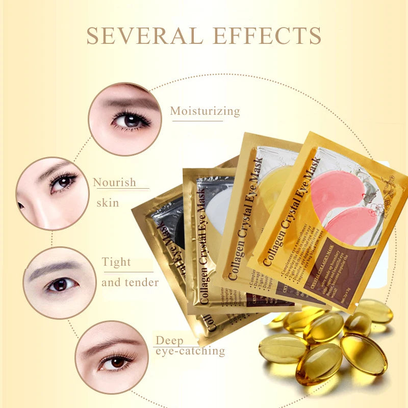 20Pcs=10Pairs Gold Collagen Crystal Eye Mask c9f98b-b7.myshopify.com