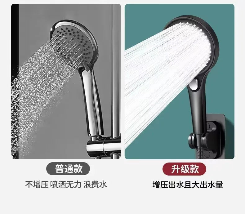 13CM Big Panel Large Flow Shower Head 3 Modes Adjustable High Pressure Water-saving Shower Mixer Nozzles Bathroom Accessories c9f98b-b7.myshopify.com