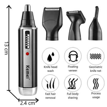 4-in-1 Rechargeable Nose Trimmer and Beard Trimmer for Men - Ear, Eyebrow, and Nose Hair Removal Clean Machine c9f98b-b7.myshopify.com