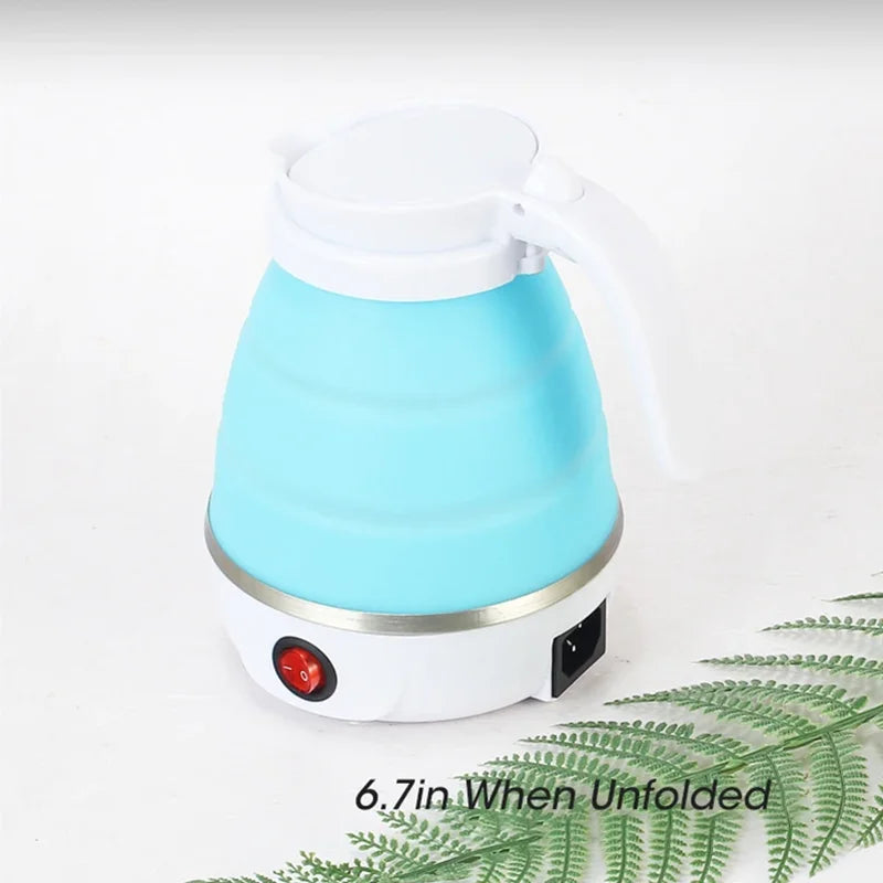 220V 0.6L Mini Folding Kettle Portable Water Heater 600W Silicone Compression Electric Kettle Home Kettle Easy To Travel c9f98b-b7.myshopify.com