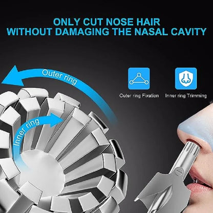 Nose Hair Trimmer For Men And Women With No Noise Washable Manual Nasal Hair Trimmer триммер для носа aparador de pêlos do nariz c9f98b-b7.myshopify.com