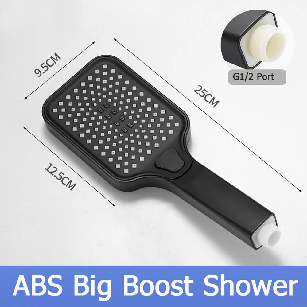 High Pressure Rainfall Shower Head | ABS Plastic Chrome Finish | Ceiling Mounted Rotatable Showerhead | Water-Saving Bathroom Accessory c9f98b-b7.myshopify.com