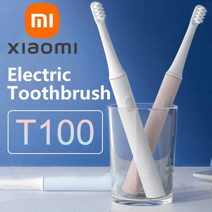 XIAOMI Mijia T100 Sonic Electric Toothbrush Mi Smart Waterproof Tooth Head Brush IPX7 Rechargeable USB for Teeth Brush Whitening c9f98b-b7.myshopify.com