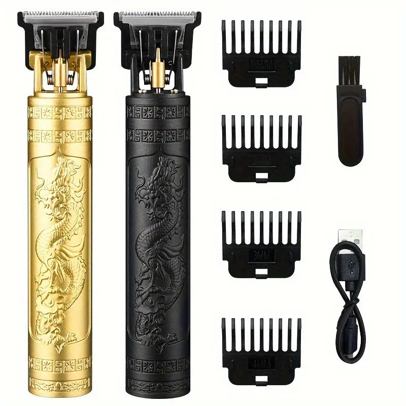 Vintage T9 Electric Hair Cutting Machine Hair Clipper Professional Men Shaver Rechargeable Barber Trimmer for Men Dragon Buddha c9f98b-b7.myshopify.com