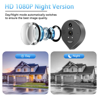 3MP Smart Life Tuya 1080P WiFi Door Bell Eye Peephole Camera c9f98b-b7.myshopify.com