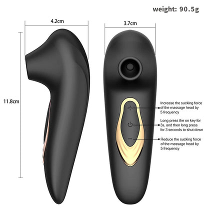 Powerful Clit Sucker Vibrator for Women - Clitoris & Nipple Sucking Massager, 10-Mode Oral Vacuum Stimulator, Rechargeable Silicone Adult Sex Toy c9f98b-b7.myshopify.com