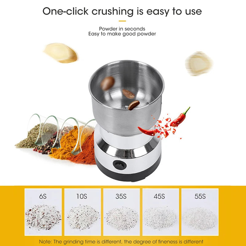 Mini Electric Grinder Household 300ml Ultrafine Baby Food Pulverizer Coffee Grinder Spice Pepper Grinder Grain Mill 2/4 Blades c9f98b-b7.myshopify.com