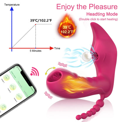 3-in-1 Bluetooth APP Dildo Vibrator – Female Masturbator with Vacuum Clitoral and Vagina Sucking Stimulator – Adult Sex Toy for Women and Couples c9f98b-b7.myshopify.com