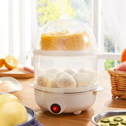 220V Multifunctional Electric Egg Boiler Double Layers Egg Cooker Mini Steamer Poacher Kitchen Cooking Breakfast Machine c9f98b-b7.myshopify.com