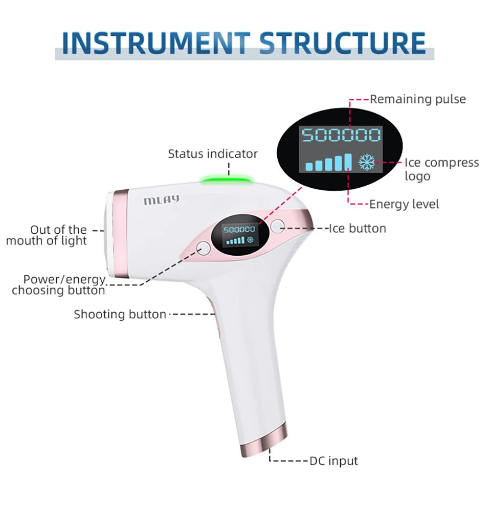 MLAY Laser T14 T10 T3 T4 M3 IPL Hair Removal Permanent Malay Ice Painless Epilator a Laser Face Body Epilator Women Home Use c9f98b-b7.myshopify.com