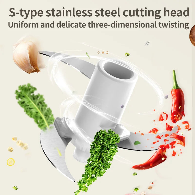 Mini Wireless Electric Garlic Press Dual Purpose Garlic Puree 350ml Usb Charging Kitchen Food Shredder Meat Grinder Vegetable c9f98b-b7.myshopify.com