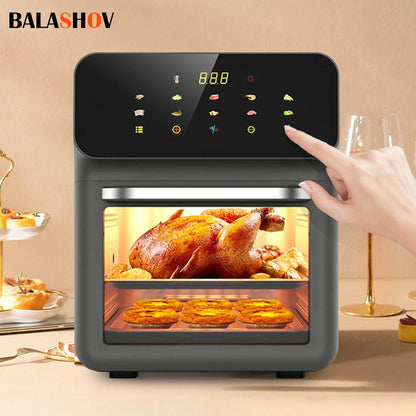 10L Large Capacity Electric Air Fryers Oil-free Automatic Household Kitchen 360°Baking Convection Oven Deep Fryer without Oil c9f98b-b7.myshopify.com