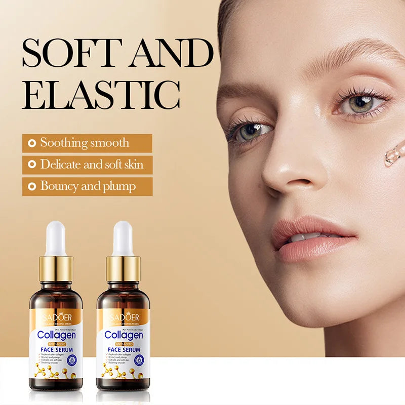 SADOER Collagen Serum skincare Facial Essence Liquid Firming Moisturizing Soothing Nourishing Face Serum Skin Care c9f98b-b7.myshopify.com