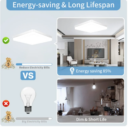 Square LED Ceiling Light Bedroom 48W 36W 24W 18W LED Ceiling Lamp Office Kitchen Modern Home Decoration Indoor Light Fixture c9f98b-b7.myshopify.com