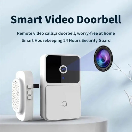 Wireless Video Doorbell with Night Vision, Two-Way Intercom, and Voice Change c9f98b-b7.myshopify.com