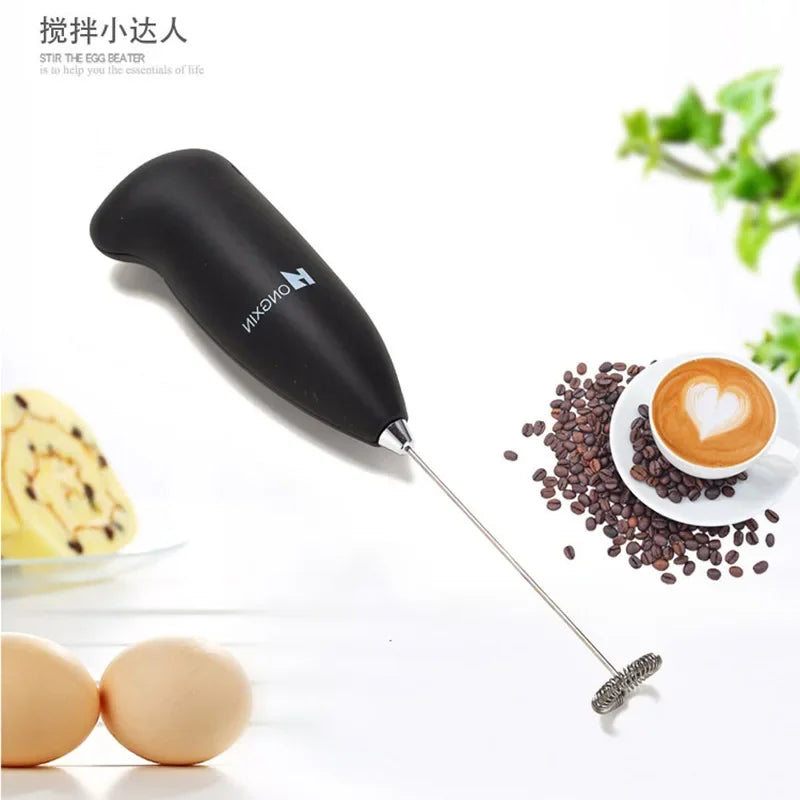 Handheld Milk Frother & Foamer - Portable Coffee Maker, Egg Beater, Chocolate & Cappuccino Stirrer, Mini Blender & Kitchen Whisk Tool c9f98b-b7.myshopify.com