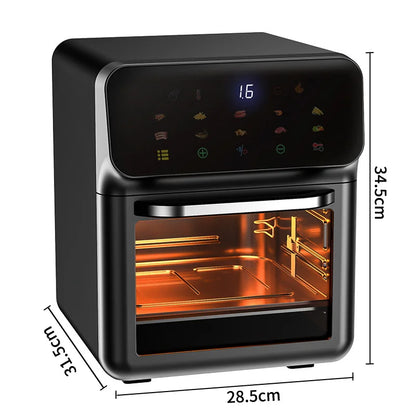 10L Large Capacity Electric Air Fryers Oil-free Automatic Household Kitchen 360°Baking Convection Oven Deep Fryer without Oil c9f98b-b7.myshopify.com