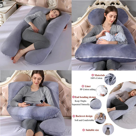 egnant Women's U-Shaped Pillow – Comfort and Support for Maternity c9f98b-b7.myshopify.com