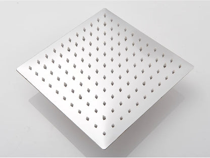 Ultra-thin Black 16-Inch Square Rainfall Shower Head c9f98b-b7.myshopify.com