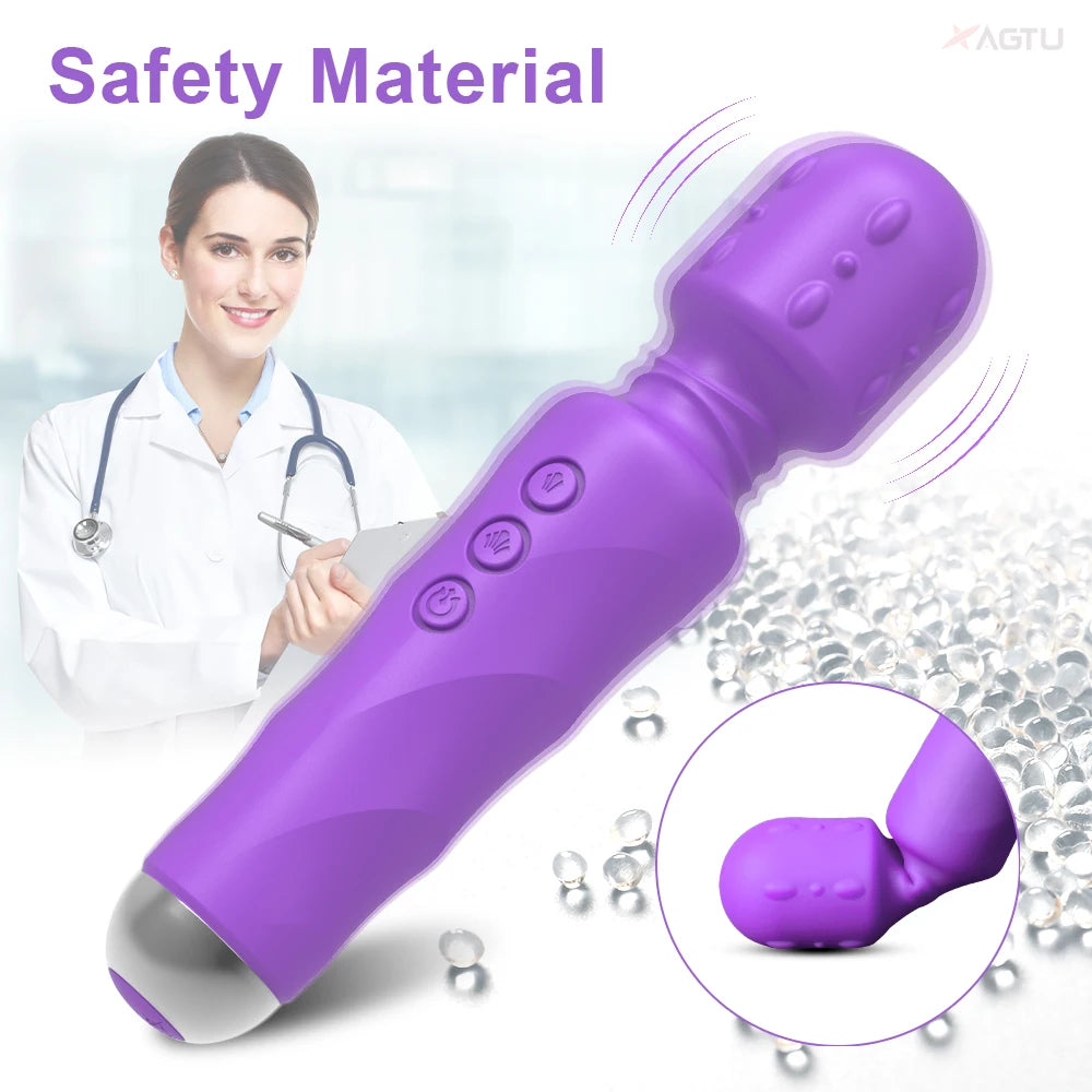 20 Speed Strong Dildo AV Vibrator for Women Vagina Clitoris Stimulator Vibrators Magic Wand Massager Erotica Sex Toys for Adults c9f98b-b7.myshopify.com