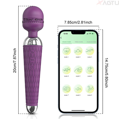 Magic Wand Vibrator | Clitoral &amp; Vaginal Stimulator for Women and Couples c9f98b-b7.myshopify.com
