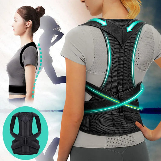 Adjustable Back Posture Corrector With Breathable Shoulder And Waist Support Straps For Boys And Girls To Relieve Back Pain c9f98b-b7.myshopify.com