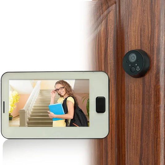 4.3-Inch Video Peephole Viewer with IR Night Vision