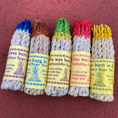 Nepal Handmade Herbal Rope 25 Bundle White Sage Buddha Incense String for Home Bedroom Temple Meditation Herbs c9f98b-b7.myshopify.com