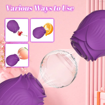 Rose-Sucking Vibrator for Women - Clitoral Vacuum Stimulator &amp; Nipple Massager c9f98b-b7.myshopify.com