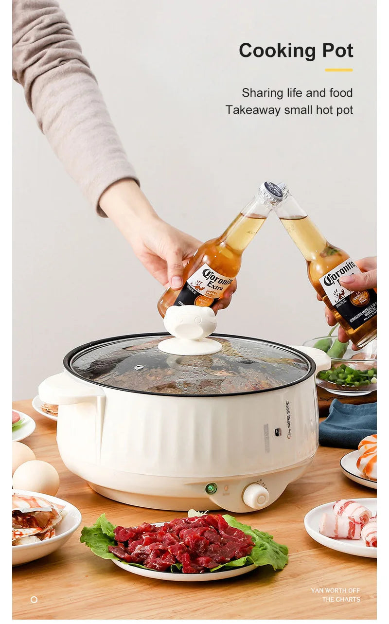 220V Multi Cookers Single/Double Layer Electric Pot 1-2 People Household Non-stick Pan Hot Pot Rice Cooker Cooking Appliances c9f98b-b7.myshopify.com