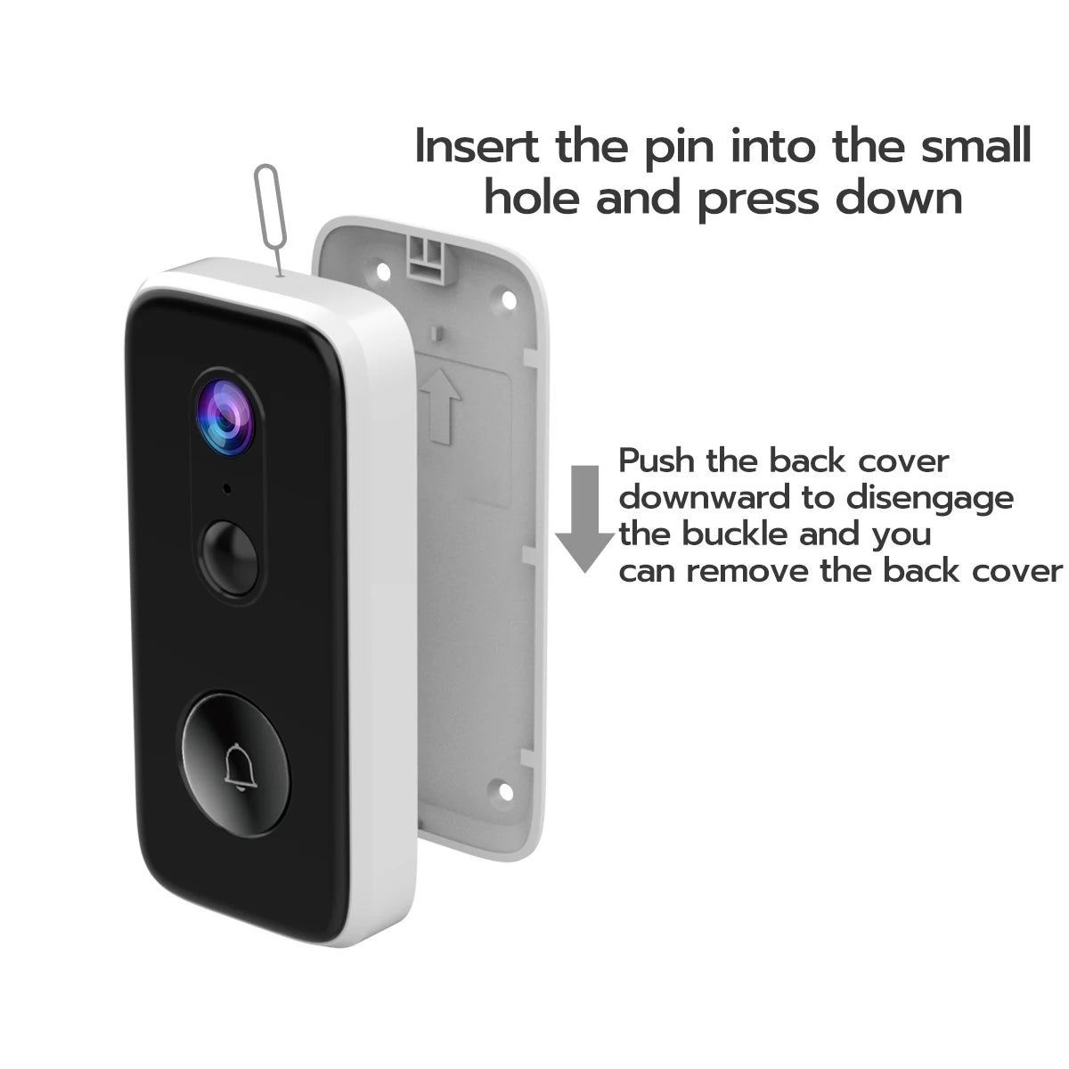 JOOAN Intelligent WiFi Doorbell With Camera Smart Home 3MP WiFi Video Doorbell Outdoor Battery Powered Security Video Intercom c9f98b-b7.myshopify.com