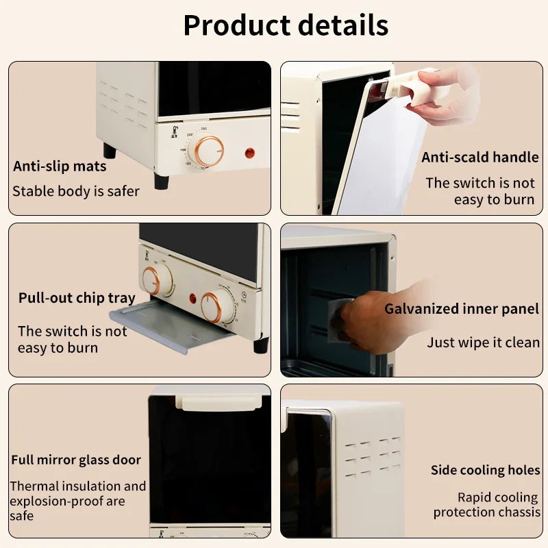 12L Large Capacity Electric Air Fryers Toaster Oven mechanical Household Kitchen 360°Baking Convection Oven Deep Fryer Oil free c9f98b-b7.myshopify.com